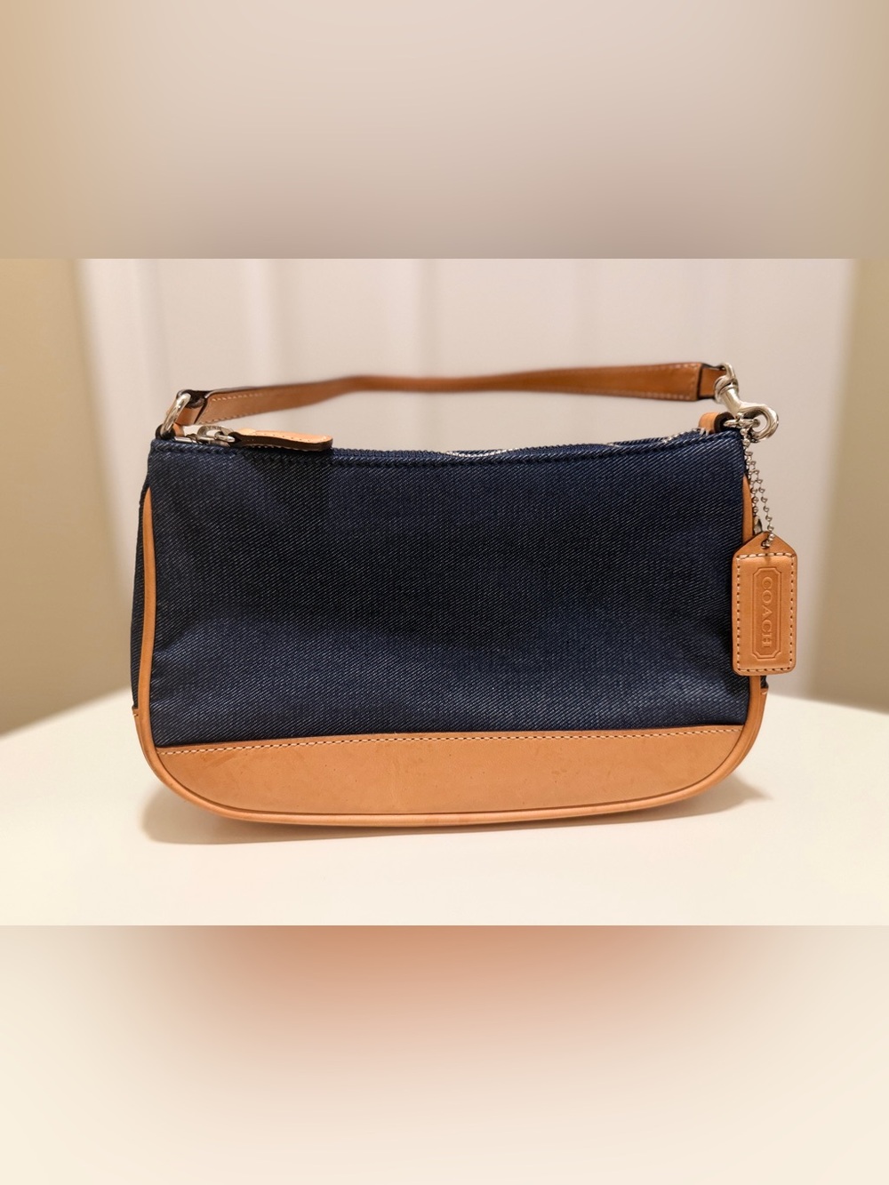 Coach Y2K Hamptons Denim Demi Pouchette